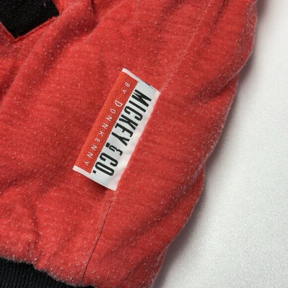 Vintage Mickey Mouse Racer Jacket Mens Large AOP Disney Bomber - Picture 7 of 16